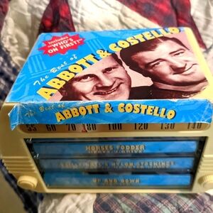 Abbott and Costello 4 pc. cassette set 1977